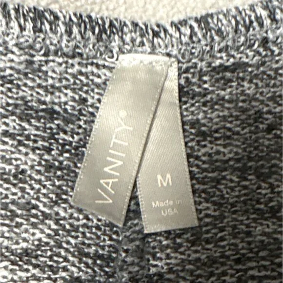 Vanity Textured Geometric Dolman Sleeve Knit Top Made In Usa - Picture 4 of 7